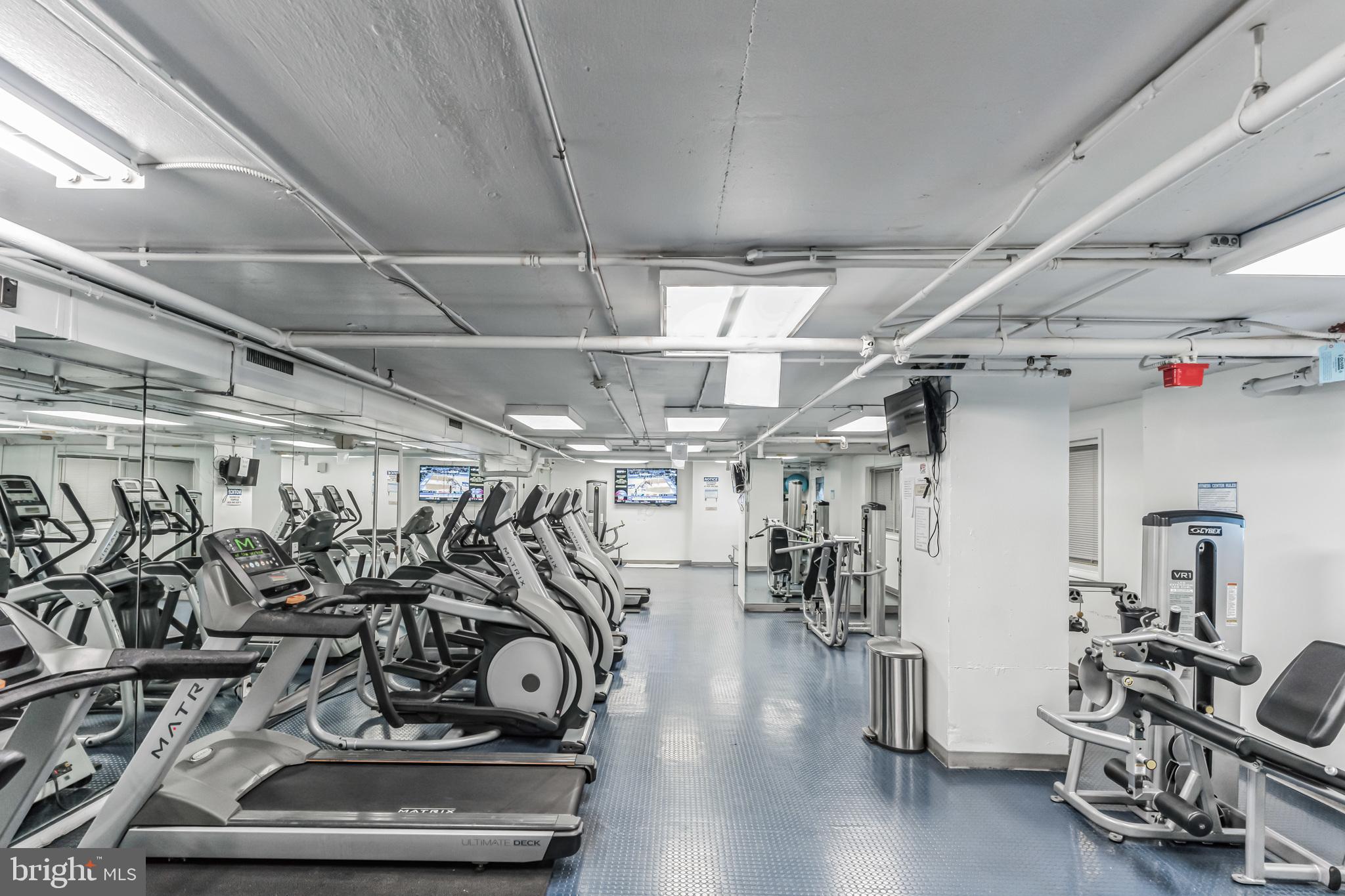 2101 Chestnut Street, Unit 1102 Philadelphia, PA 19103 - Photo 14 of 17 a view of a room with gym equipment