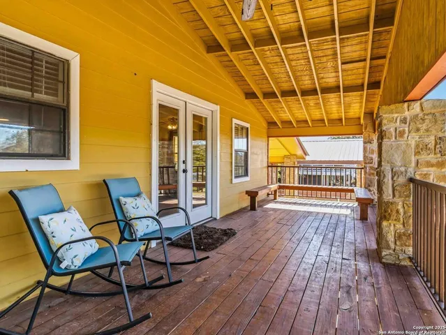 a view of front door