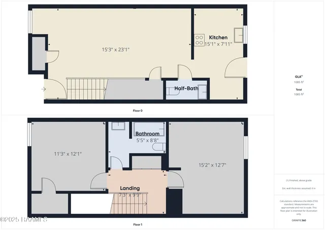 $950 | 201 High Meadows Boulevard, Unit 218, Lafayette, LA 70507
