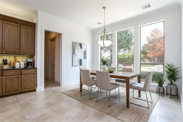 a view of a livingroom with furniture window and outside view