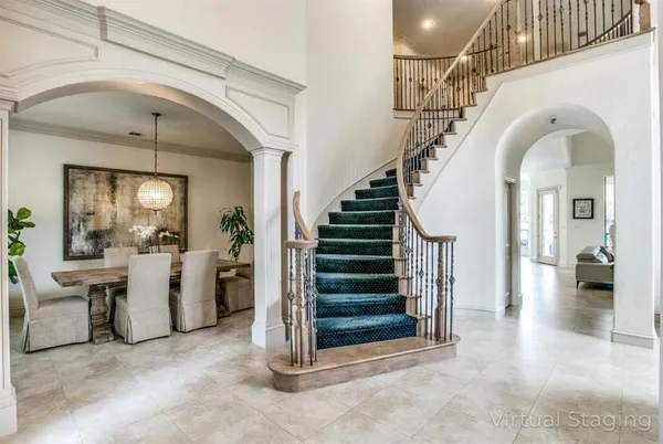 a view of entryway and hall