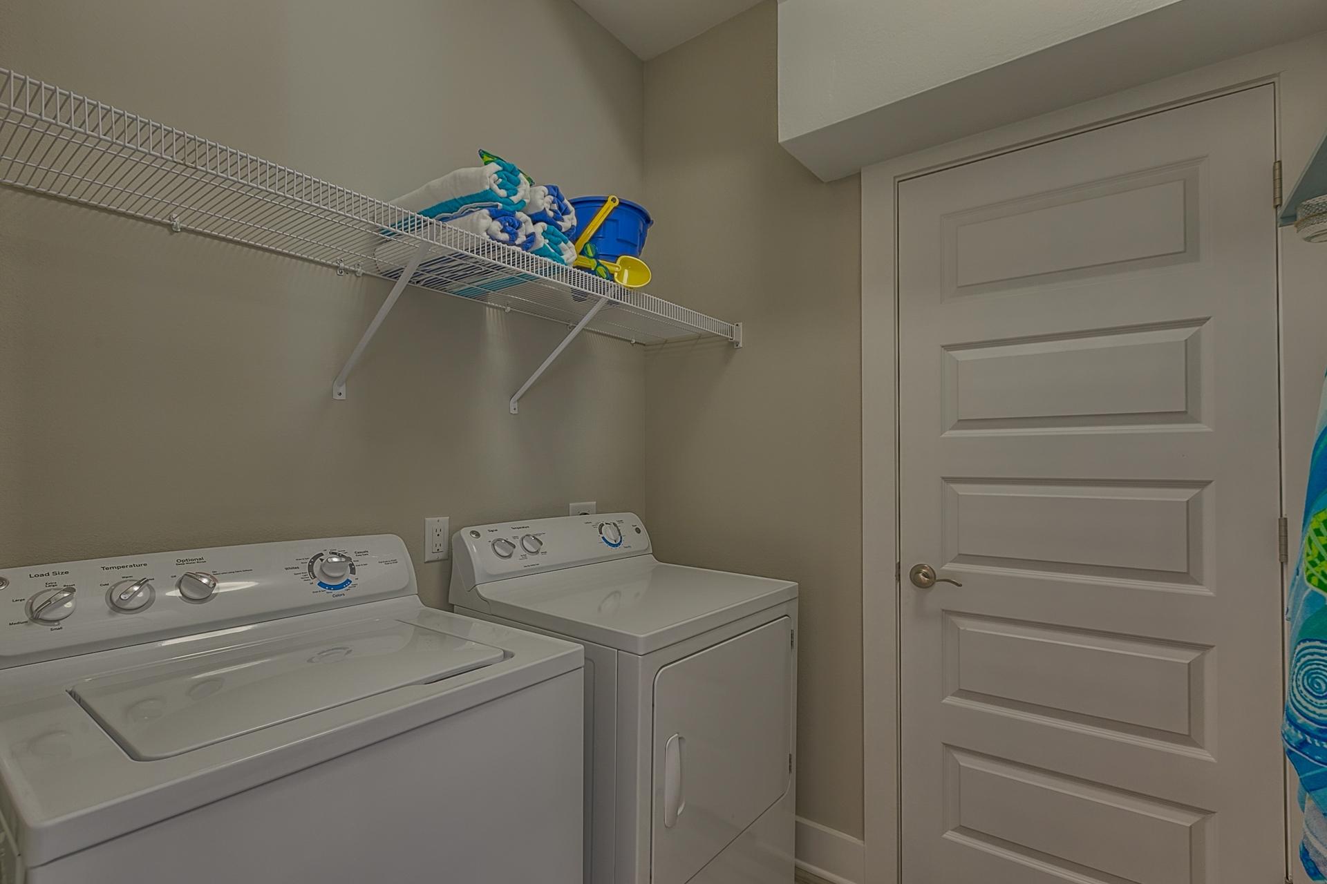 25 East Milestone Drive Inlet Beach, FL 32461 - Photo 21 of 40 a utility room with dryer and washer