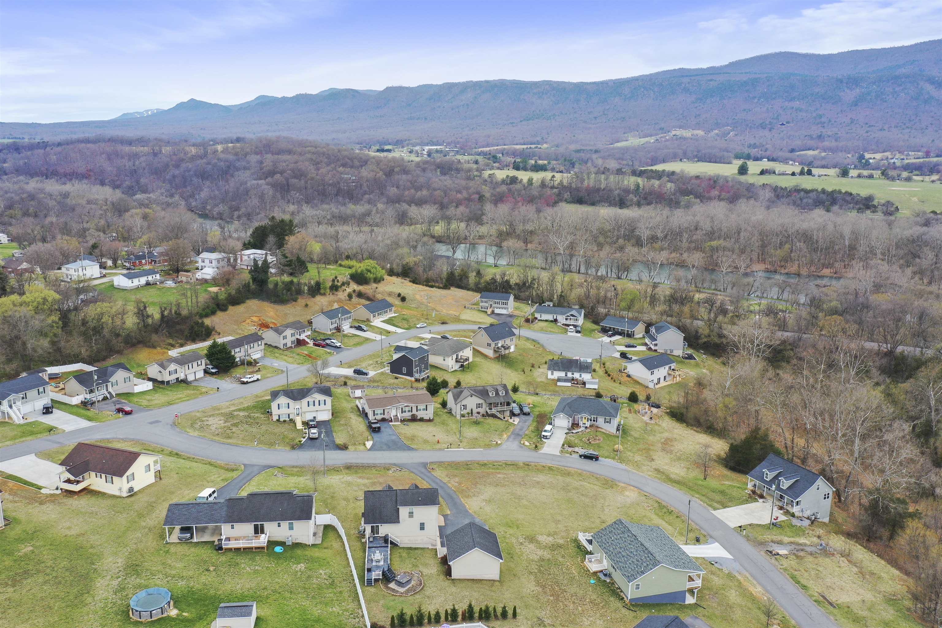 317 Locustdale Loop Shenandoah, VA 22849 - Photo 35 of 39 an aerial view of a house with a mountain