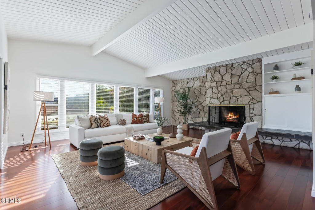 1823 Risa Place Glendale, CA 91208 - Photo 6 of 36 a living room with furniture and a fireplace