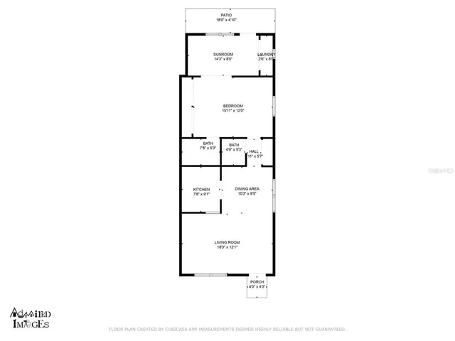 a picture of a bench in front of door