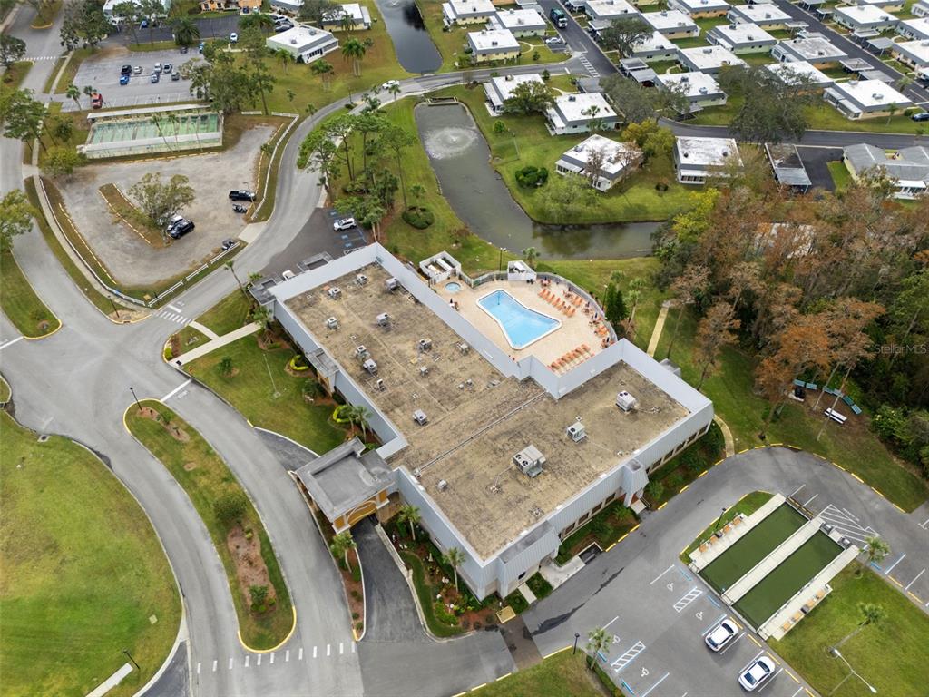 11630 Bayonet Lane New Port Richey, FL 34654 - Photo 31 of 58 an aerial view of a house with a swimming pool