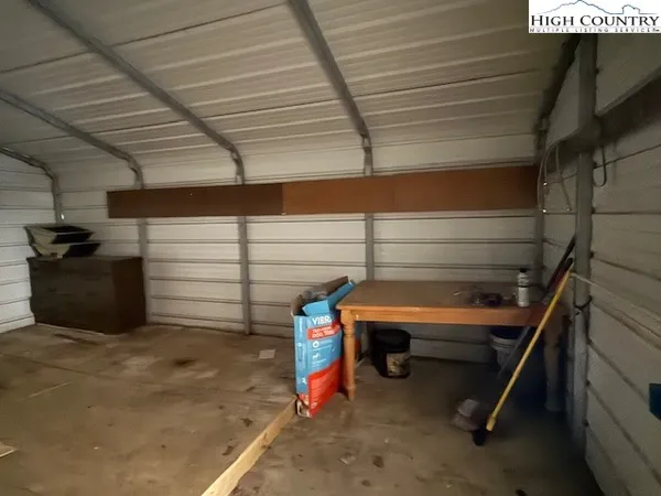 a view of storage and utility room