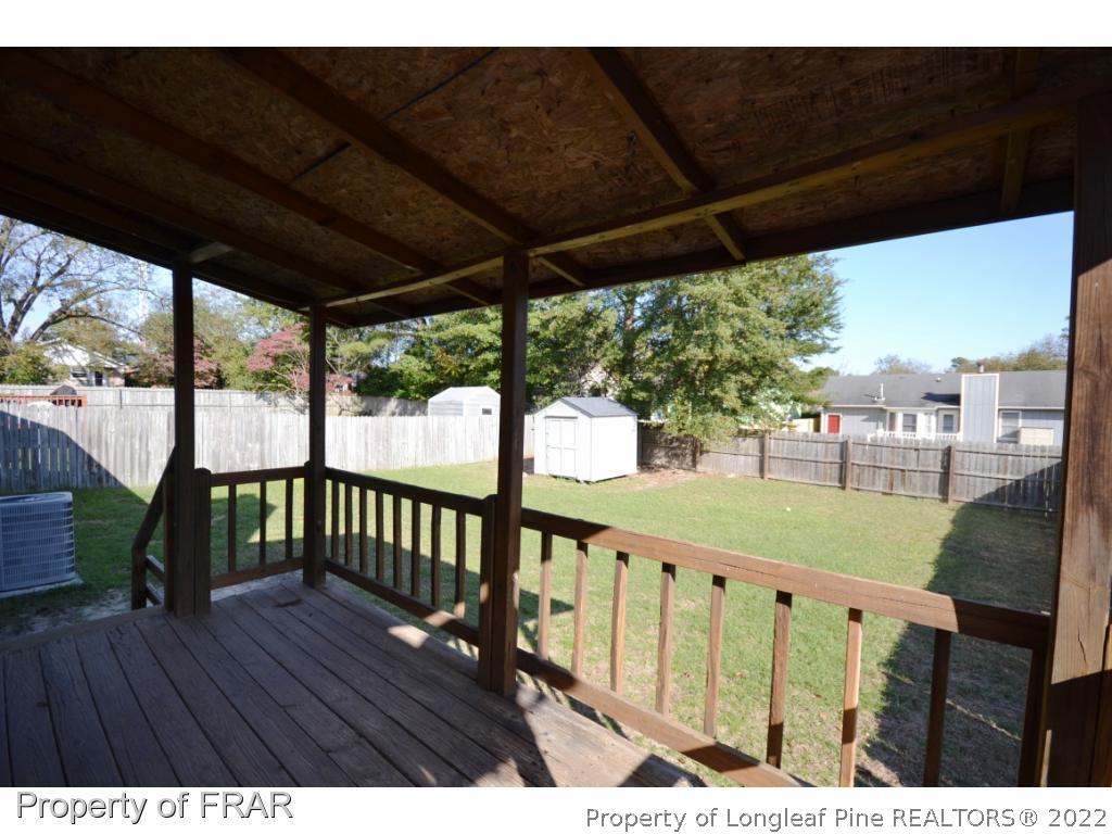 612 Jennings Farm Road Fayetteville, NC 28314 - Photo 19 of 27 a view of outdoor space with seating area