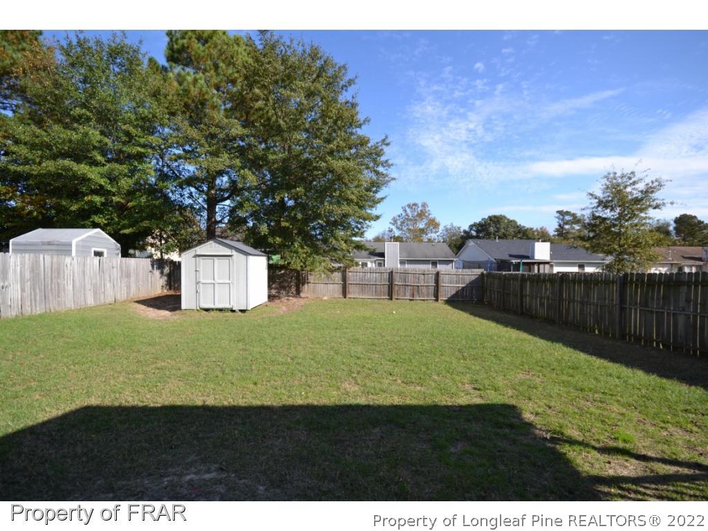 612 Jennings Farm Road Fayetteville, NC 28314 - Photo 22 of 27 a view of a back yard