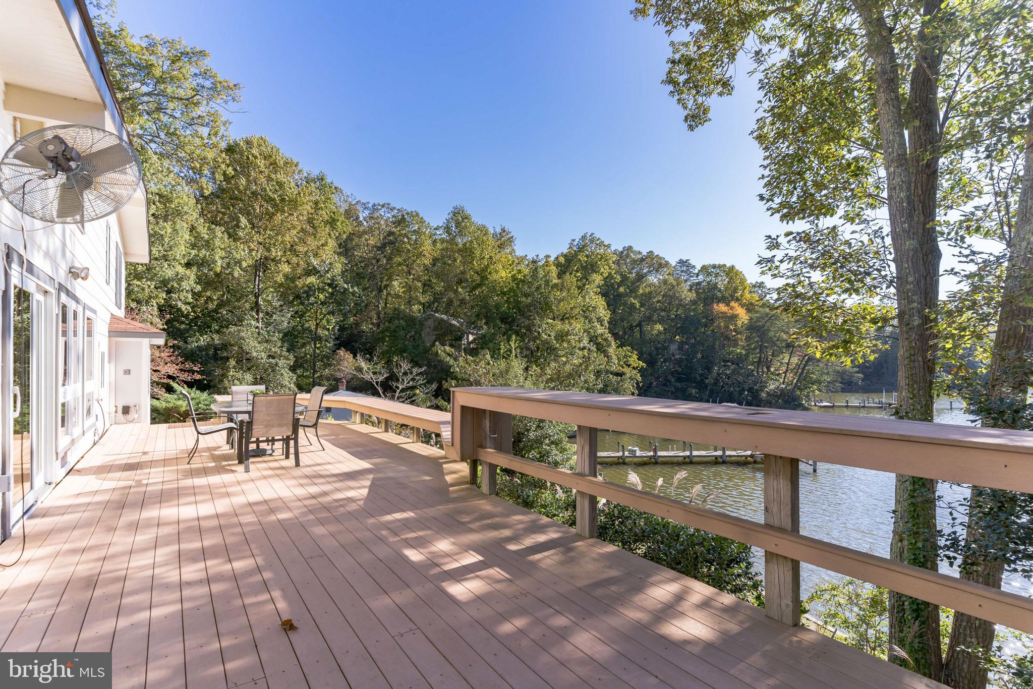 8155 Sycamore Road Lusby, MD 20657 - Photo 5 of 43 Expansive deck.