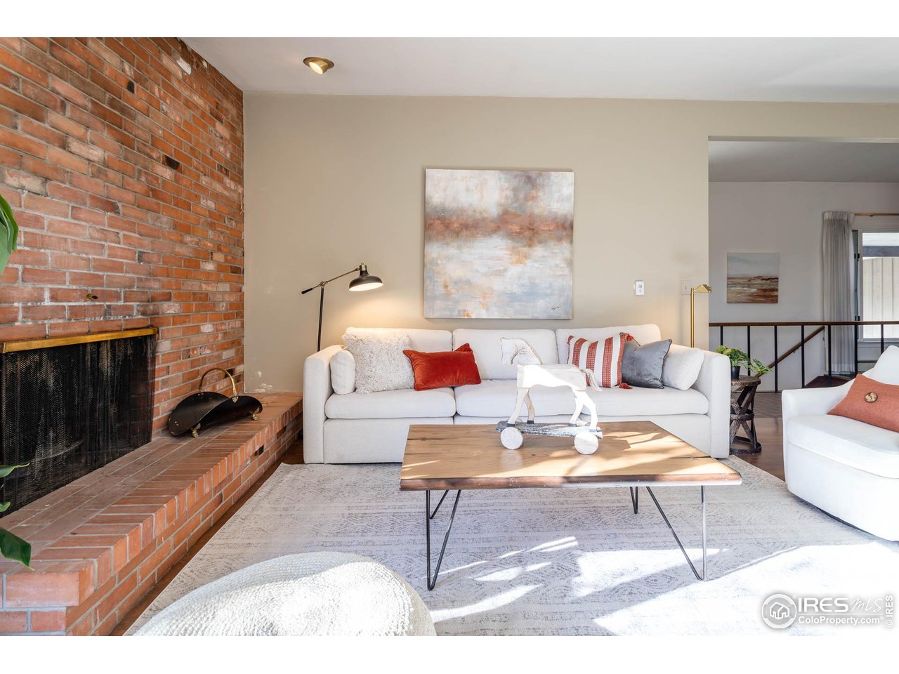 2207 Bluebell Avenue Boulder, CO 80302 - Photo 10 of 47 a living room with furniture and a fireplace