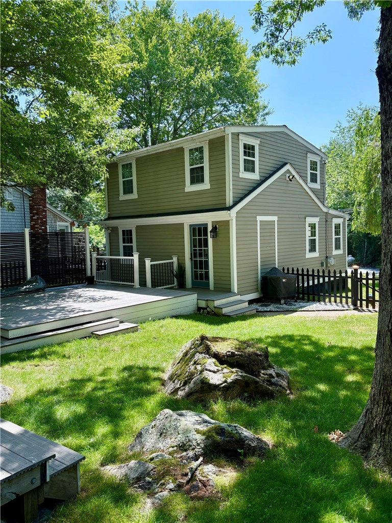 79 West Shore Drive Exeter, RI 02822 - Photo 22 of 28 Back Yard View