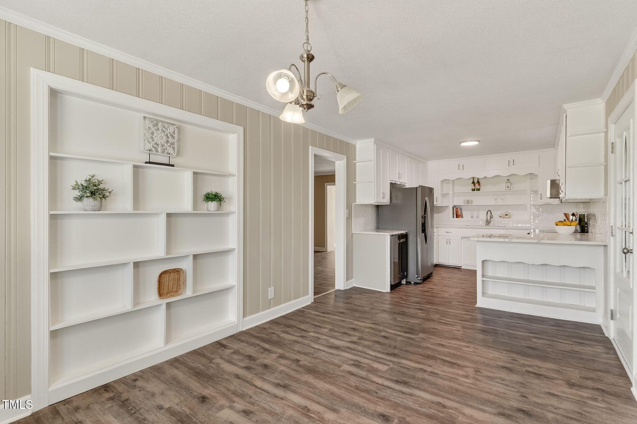 6715 Princeton Kenly Road Princeton, NC 27569 - Photo 2 of 35 a view of kitchen with cabinets and wooden floor