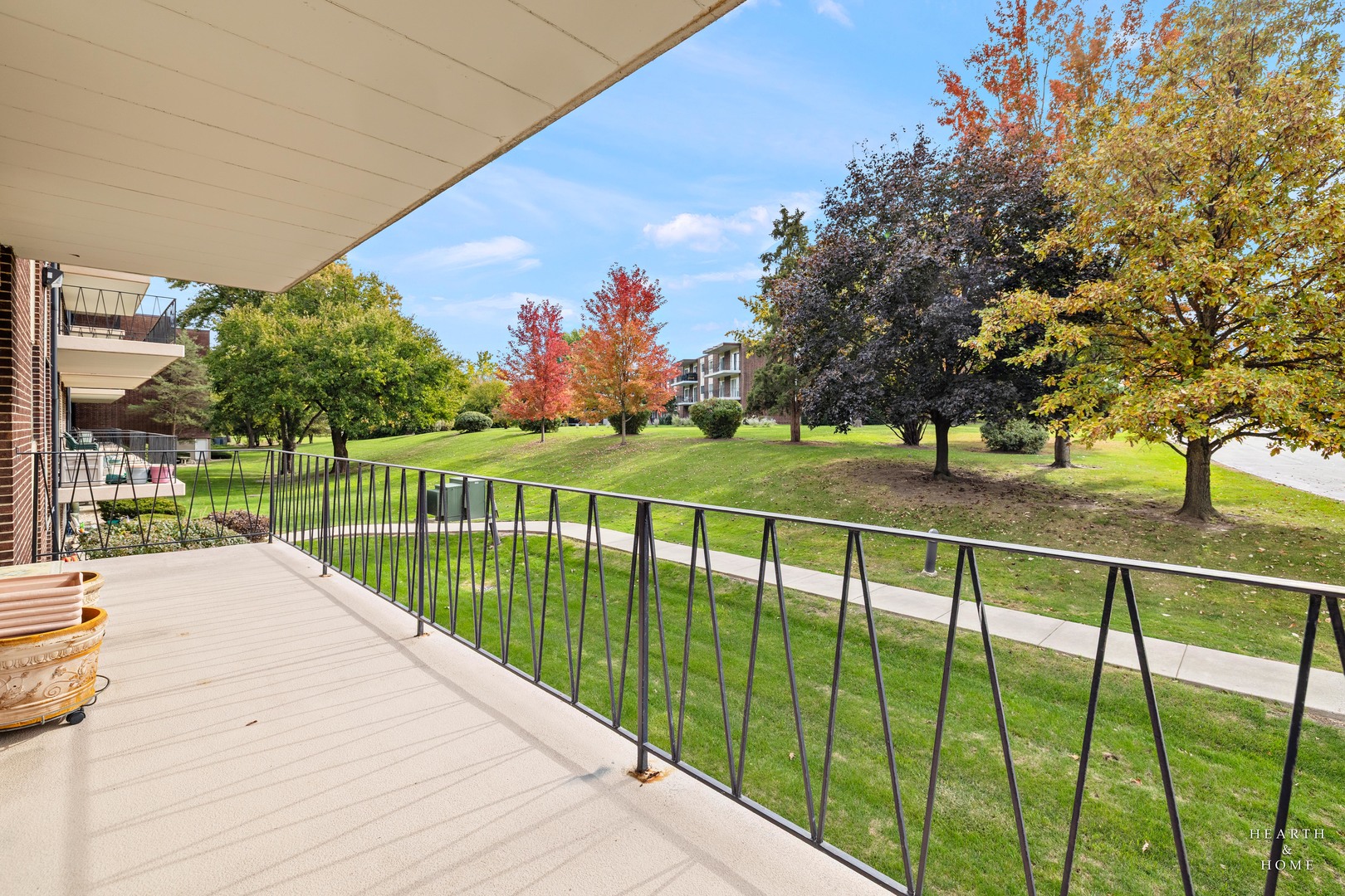 5300 Walnut Avenue, Unit 12B Downers Grove, IL 60515 - Photo 19 of 30 swimming pool view from a balcony