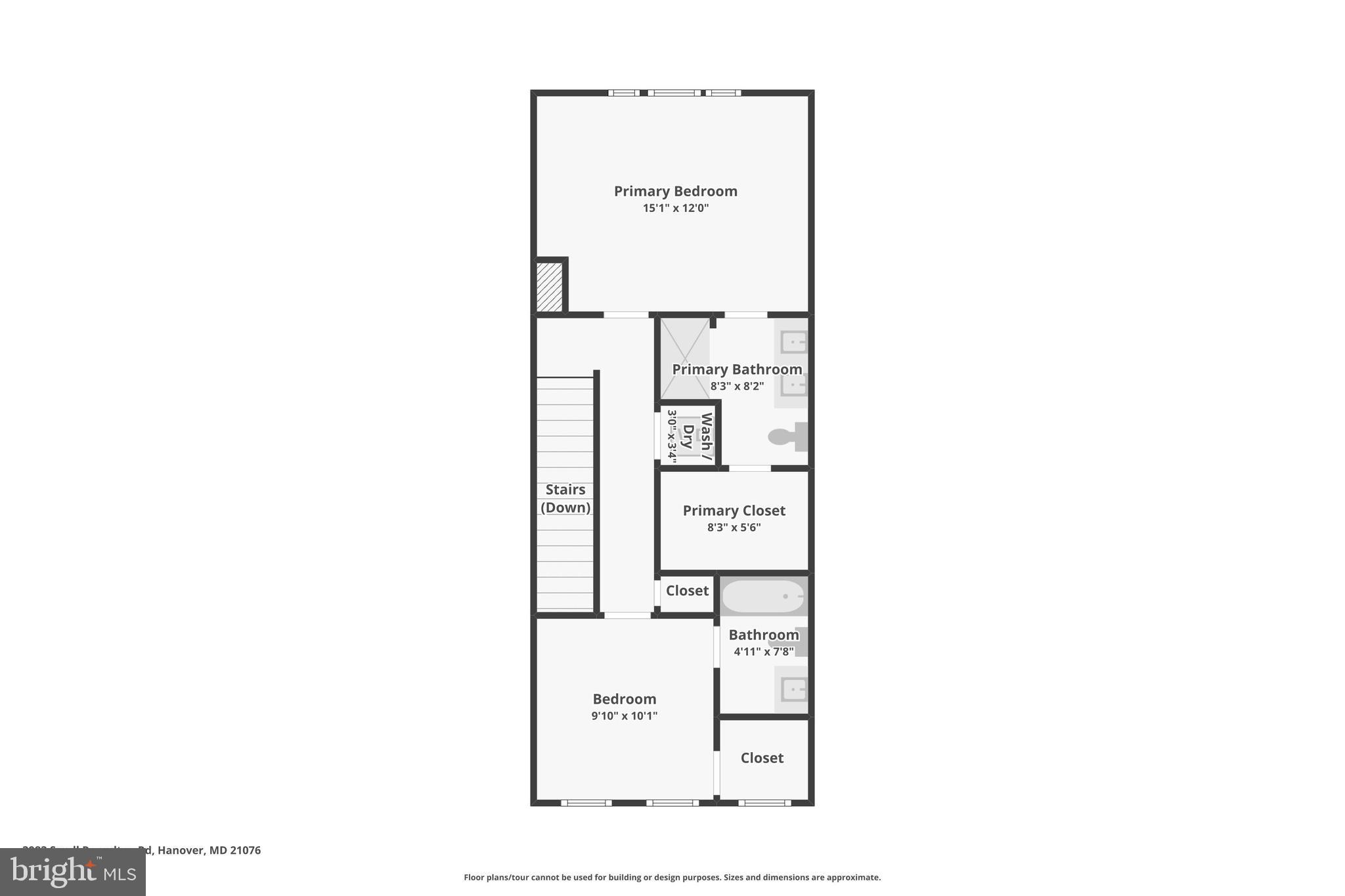 3983 Small Roundtop Road Hanover, MD 21076 - Photo 57 of 58 Third Floor Plan