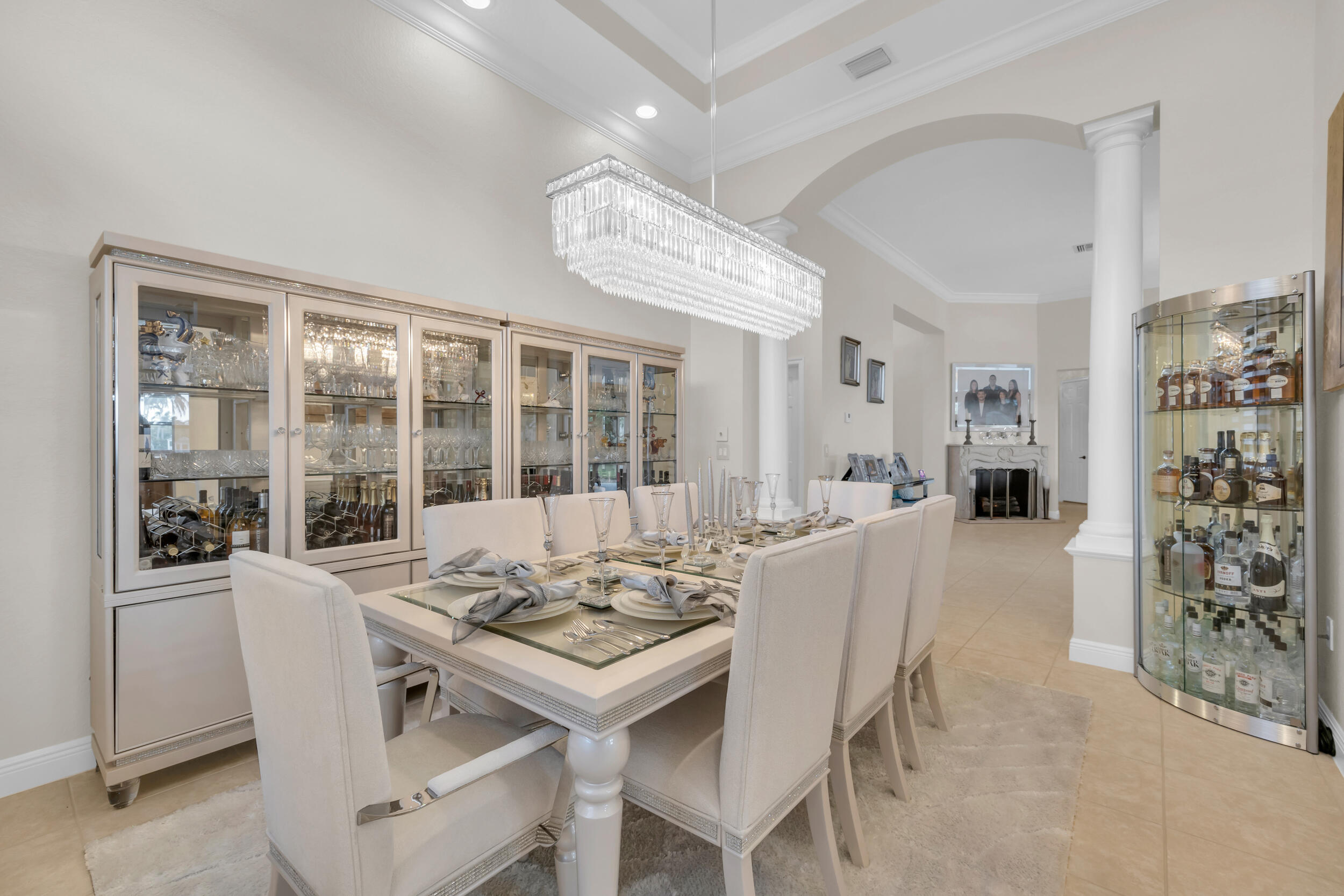 15182 Southwest 35th Street Davie, FL 33331 - Photo 14 of 53 a view of a dining room with furniture window and outside view