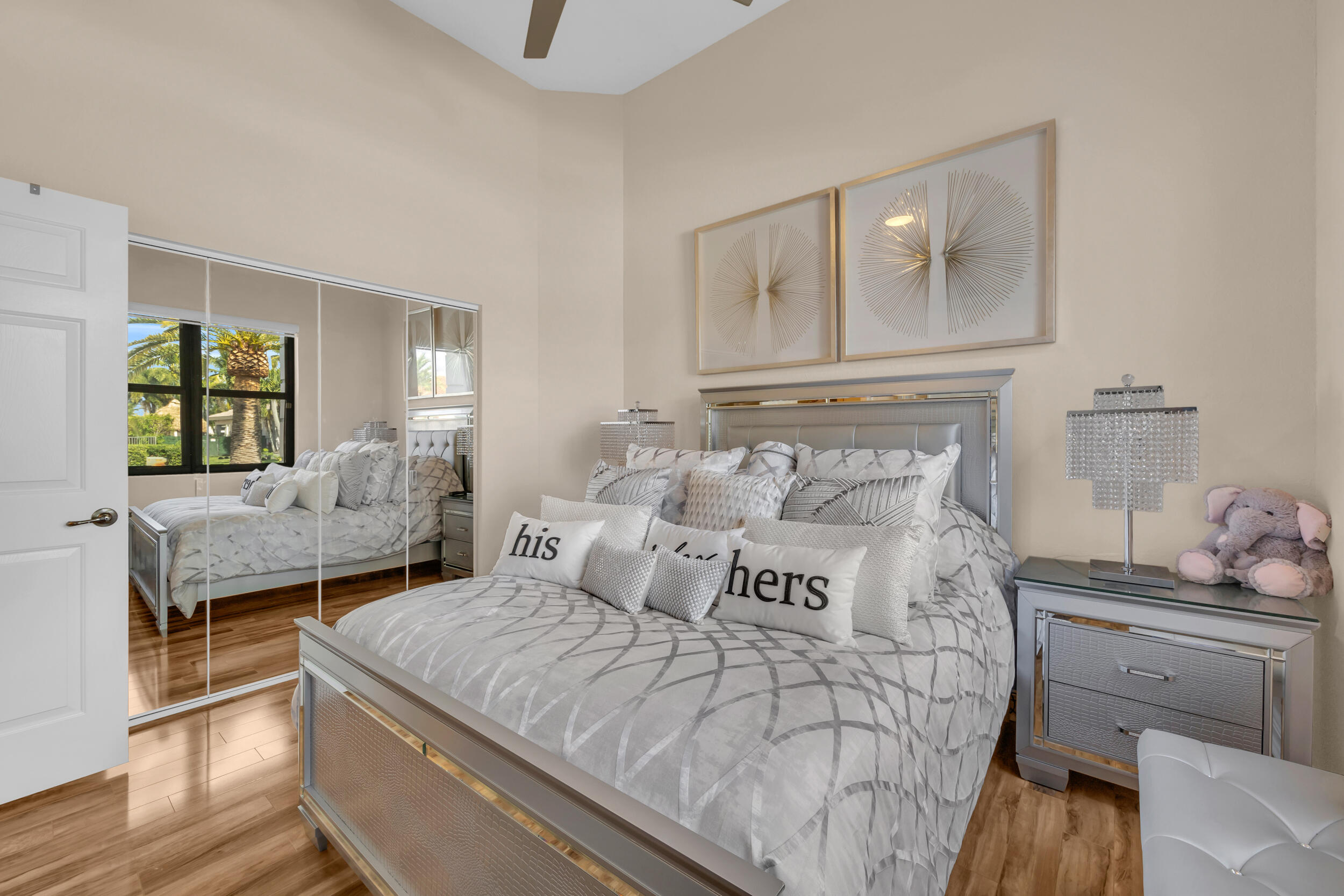 15182 Southwest 35th Street Davie, FL 33331 - Photo 35 of 53 a bedroom with a bed and a table