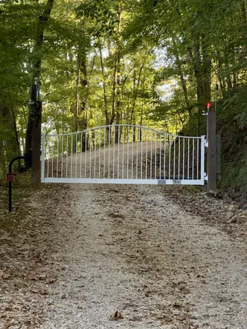 a view of mountains in the background