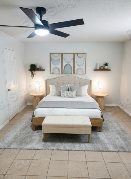14033 Garber Lane, Unit 3 Houston, TX 77015 - Photo 7 of 12 Virtually staged bedroom