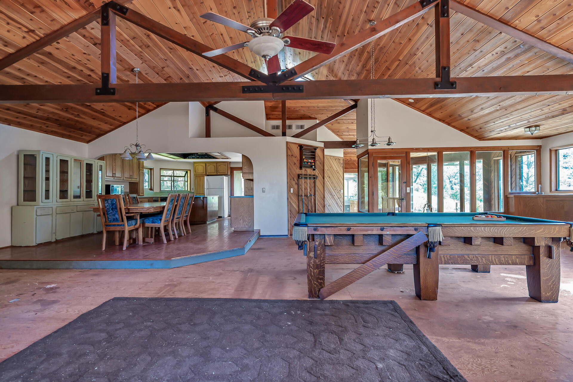 15368 Star Flower Road Oak Run, CA 96069 - Photo 38 of 63 a view of a patio with table and chairs