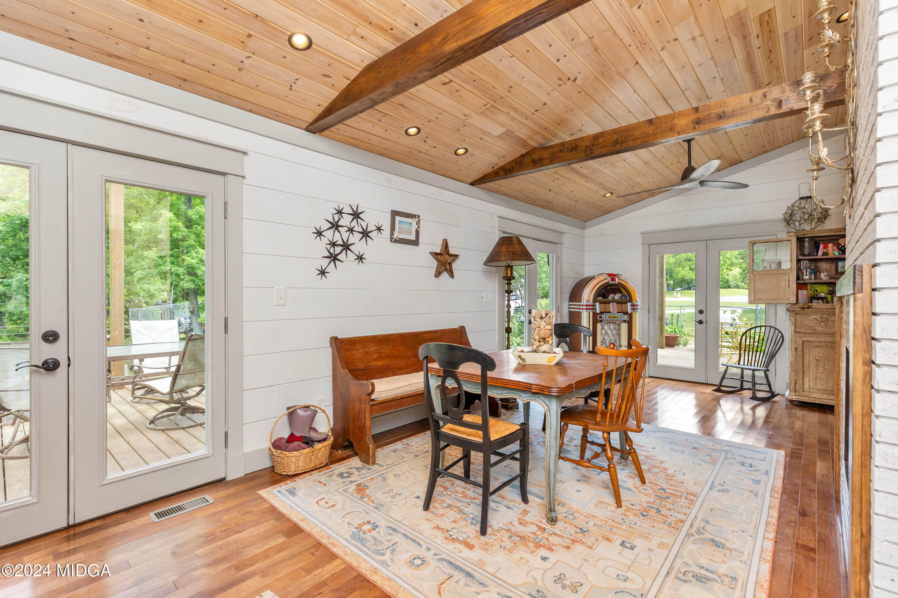 362 Stone Edge Road Macon, GA 31210 - Photo 34 of 68 a view of a dining room with furniture window and outside view
