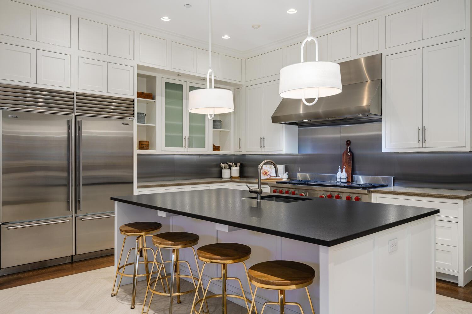 2026 North Mohawk Street Chicago, IL 60614 - Photo 12 of 56 a kitchen with stainless steel appliances granite countertop a sink and a refrigerator