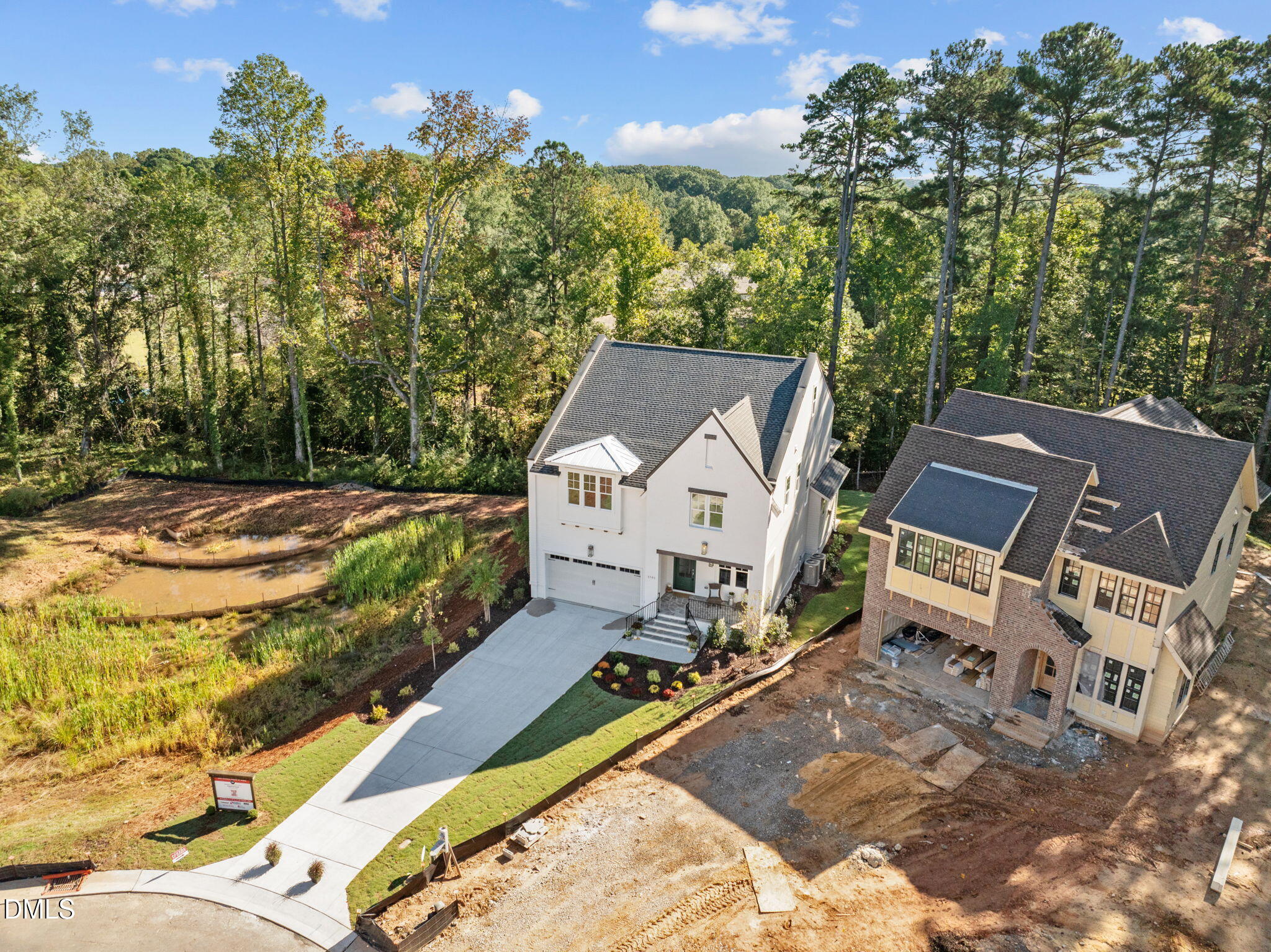 1701 Burnette Gdn Path Raleigh, NC 27612 - Photo 48 of 49 an aerial view of a house with a yard basket ball court and outdoor seating