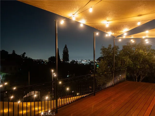 a backyard of a house with seating space
