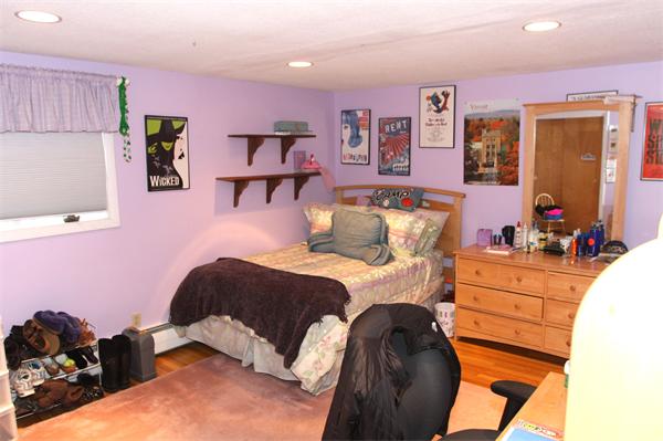 64 Damon Road Needham, MA 02494 - Photo 11 of 19 a bedroom with a bed and wooden floor
