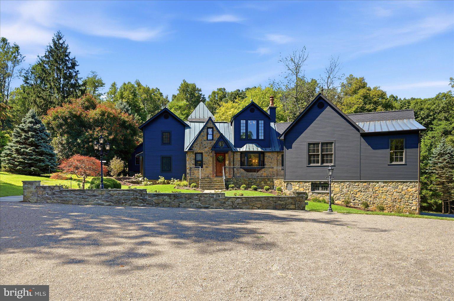 19233 Blue Ridge Mountain Road Bluemont, VA 20135 - Photo 101 of 118 New Cedar Siding across Front & Rear Elevations