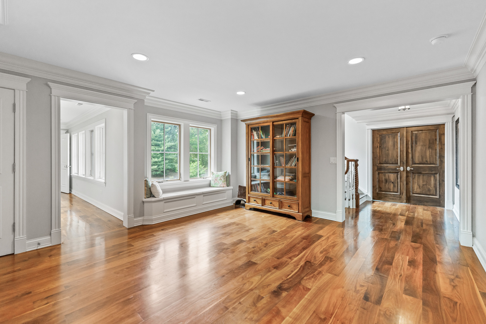 6N691 State Rte 31 St. Charles, IL 60175 - Photo 45 of 76 an empty room with wooden floor and windows