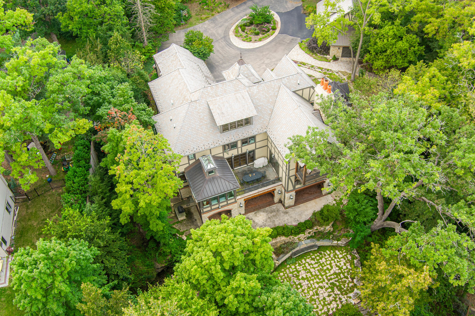 6N691 State Rte 31 St. Charles, IL 60175 - Photo 69 of 76 an aerial view of a house with garden space and street view