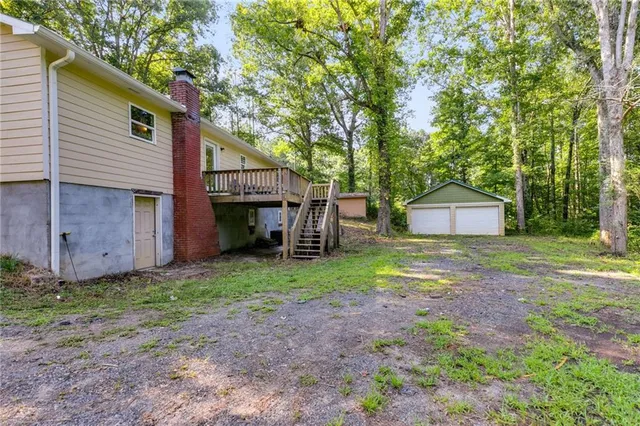 a view of outdoor space and yard