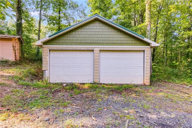 a view of a tree with a house