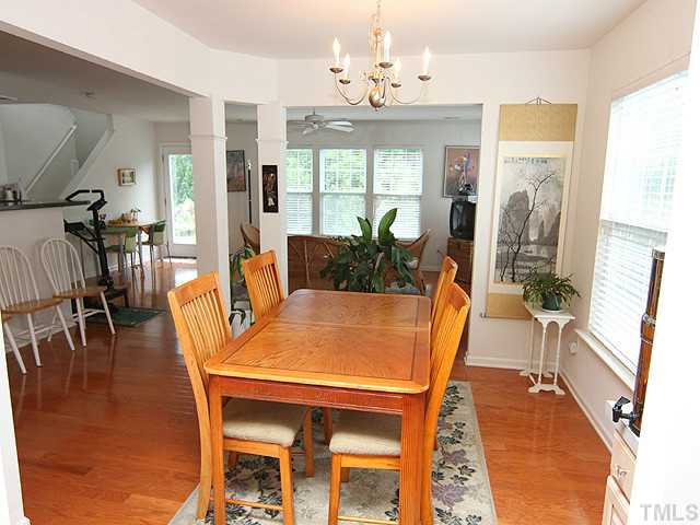 5317 Daleview Drive Raleigh, NC 27610 - Photo 4 of 14 a view of a dining room with furniture window and wooden floor