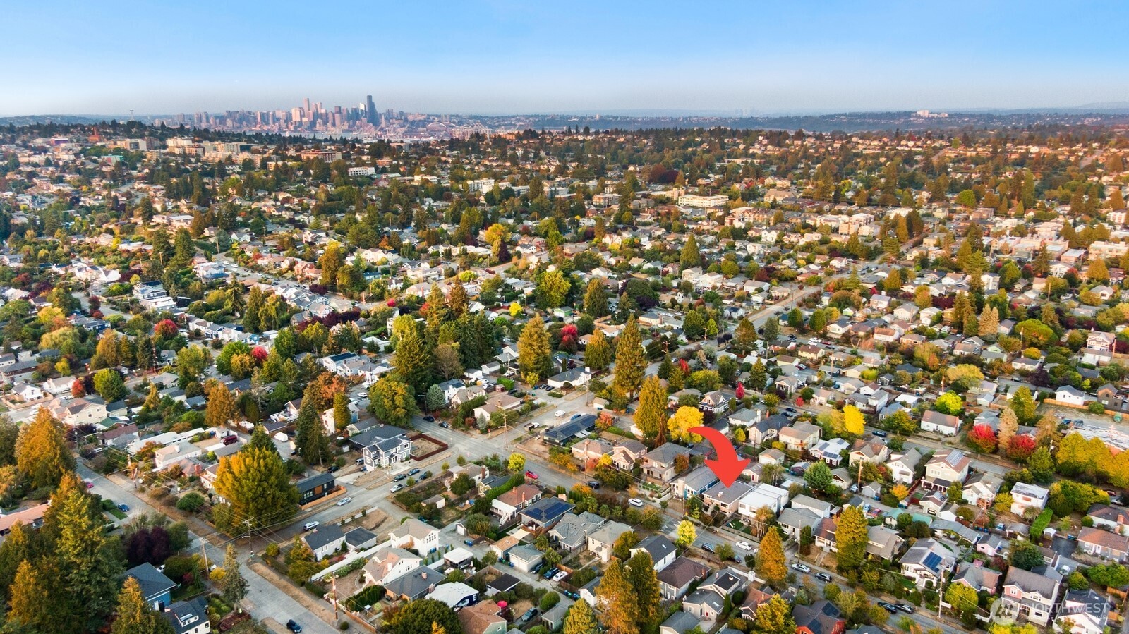 6024 48th Avenue Southwest Seattle, WA 98136 - Photo 35 of 40 an aerial view of multiple house