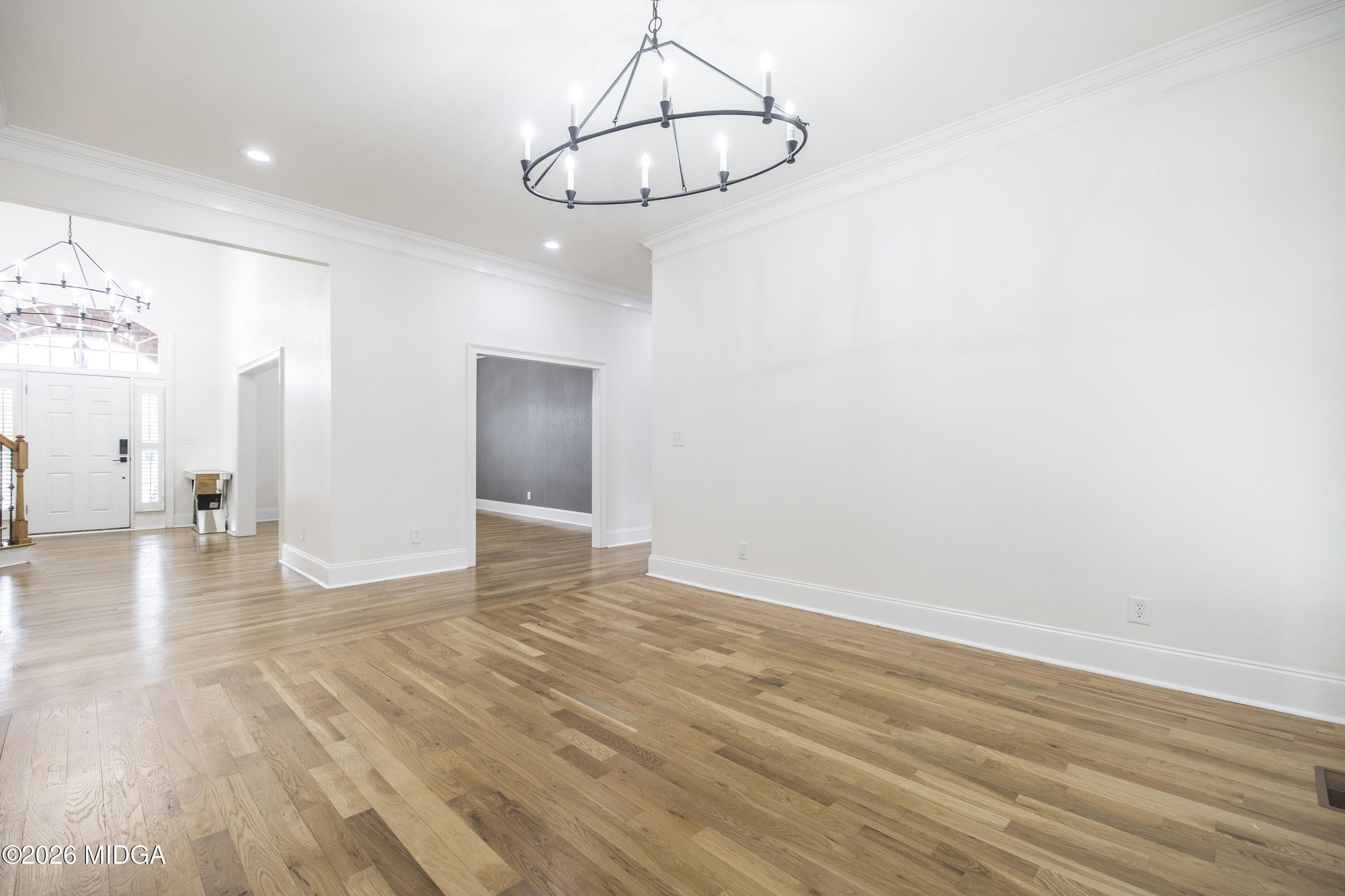 720 Latrobe Way Macon, GA 31220 - Photo 12 of 52 a view of empty room with wooden floor and fan