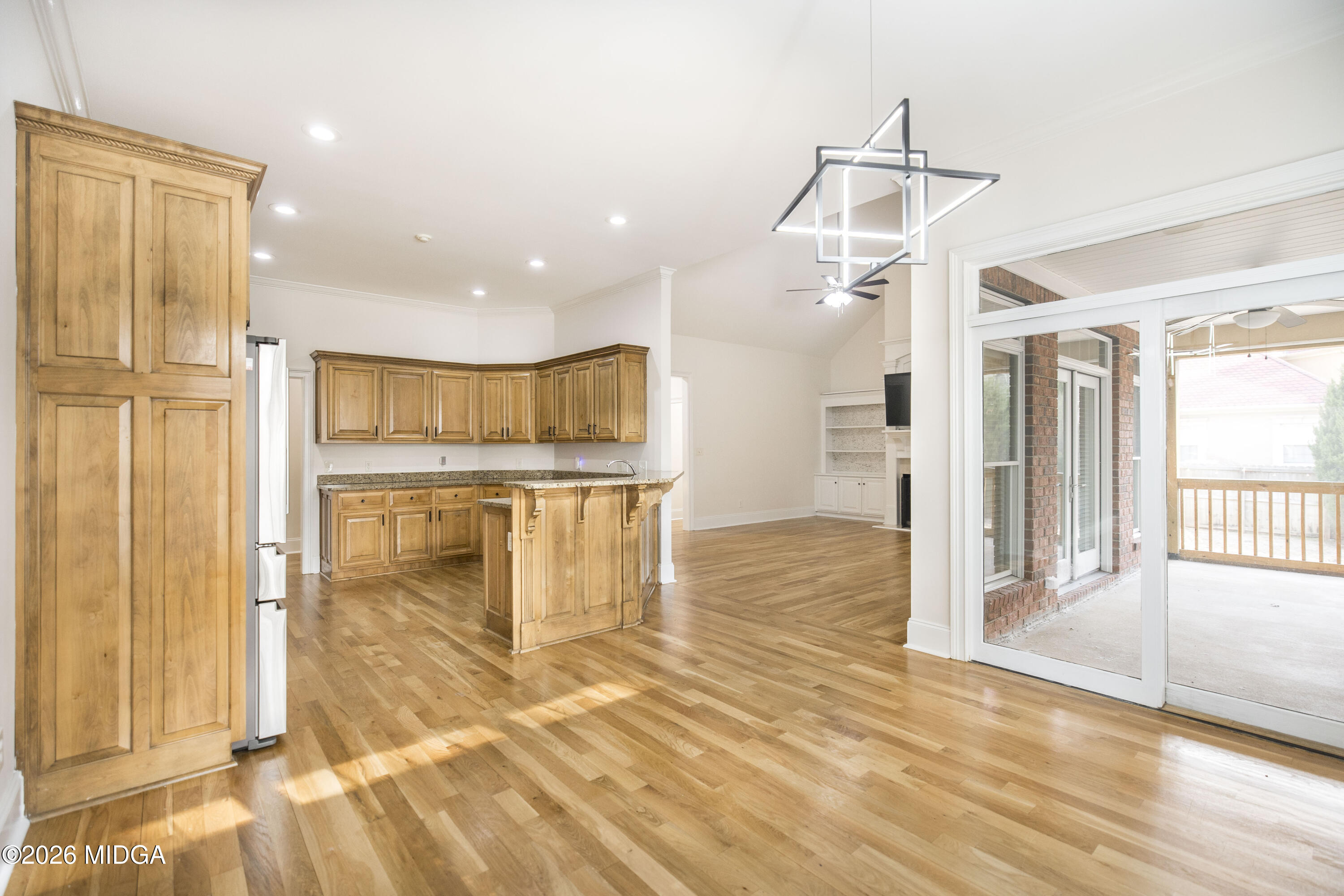 720 Latrobe Way Macon, GA 31220 - Photo 18 of 52 a view of a kitchen with wooden floor and a kitchen