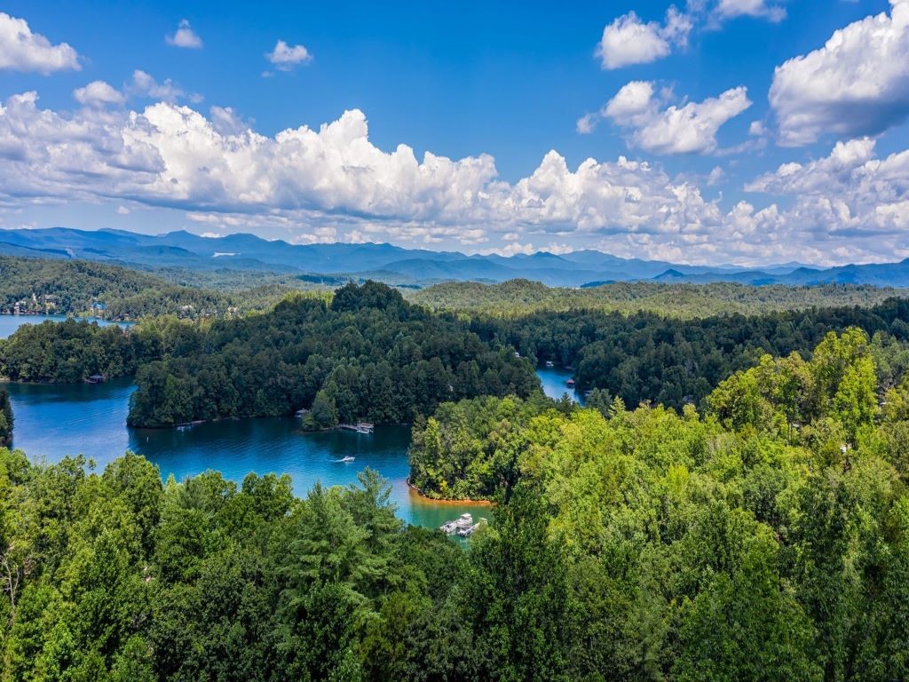 130 Saranac Drive Sunset, SC 29685 - Photo 45 of 46 drone view in summer