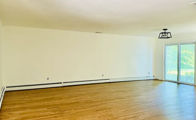 a view of an ocean & mountain view