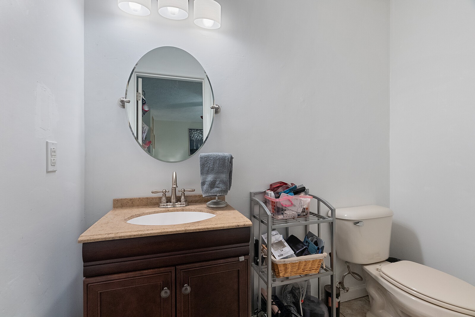 6614 Highway 49 Springfield, TN 37172 - Photo 13 of 19 a bathroom with a sink mirror and toilet