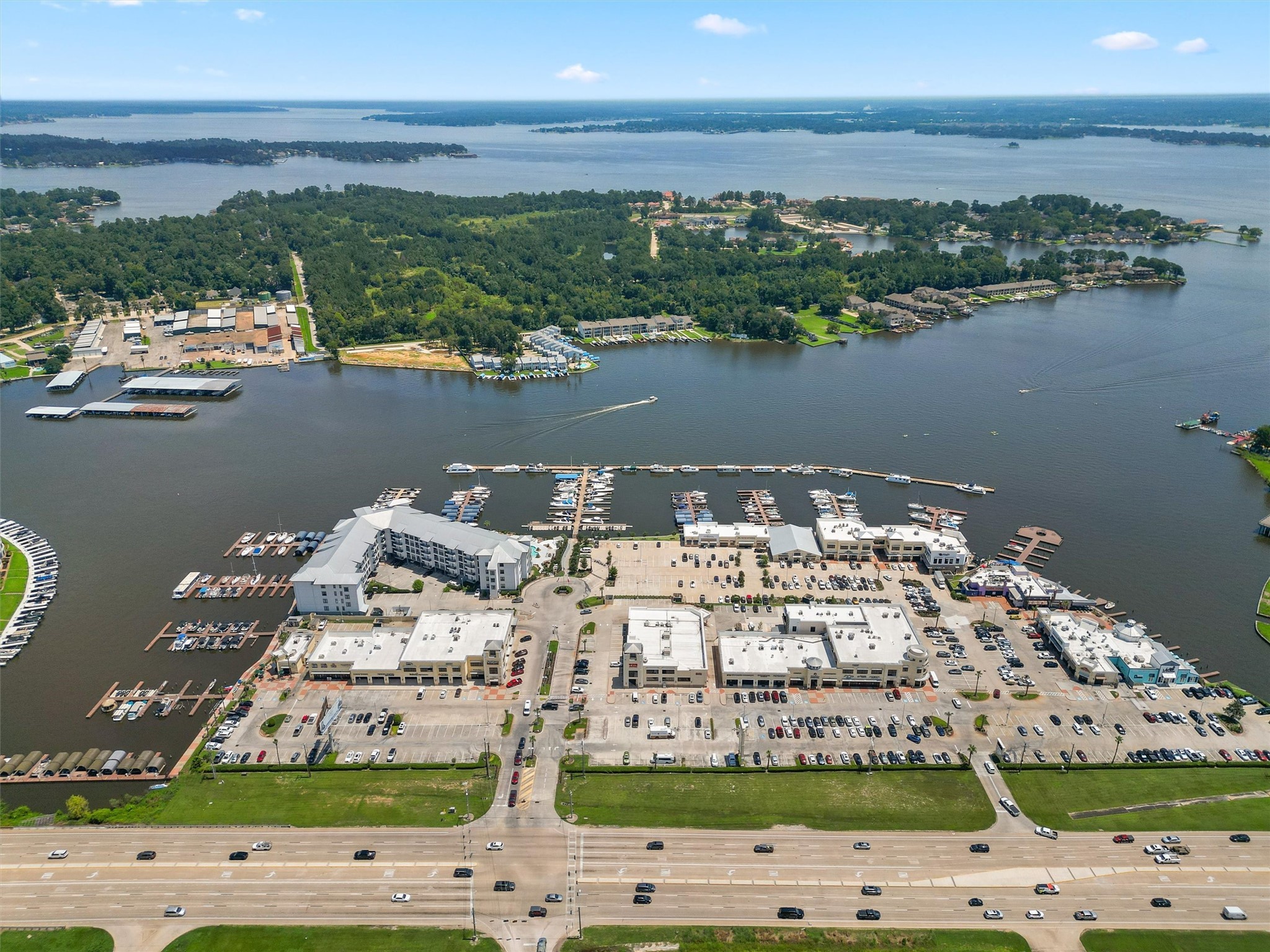 905 Franconia Drive Conroe, TX 77316 - Photo 11 of 12 a view of a city with an ocean view