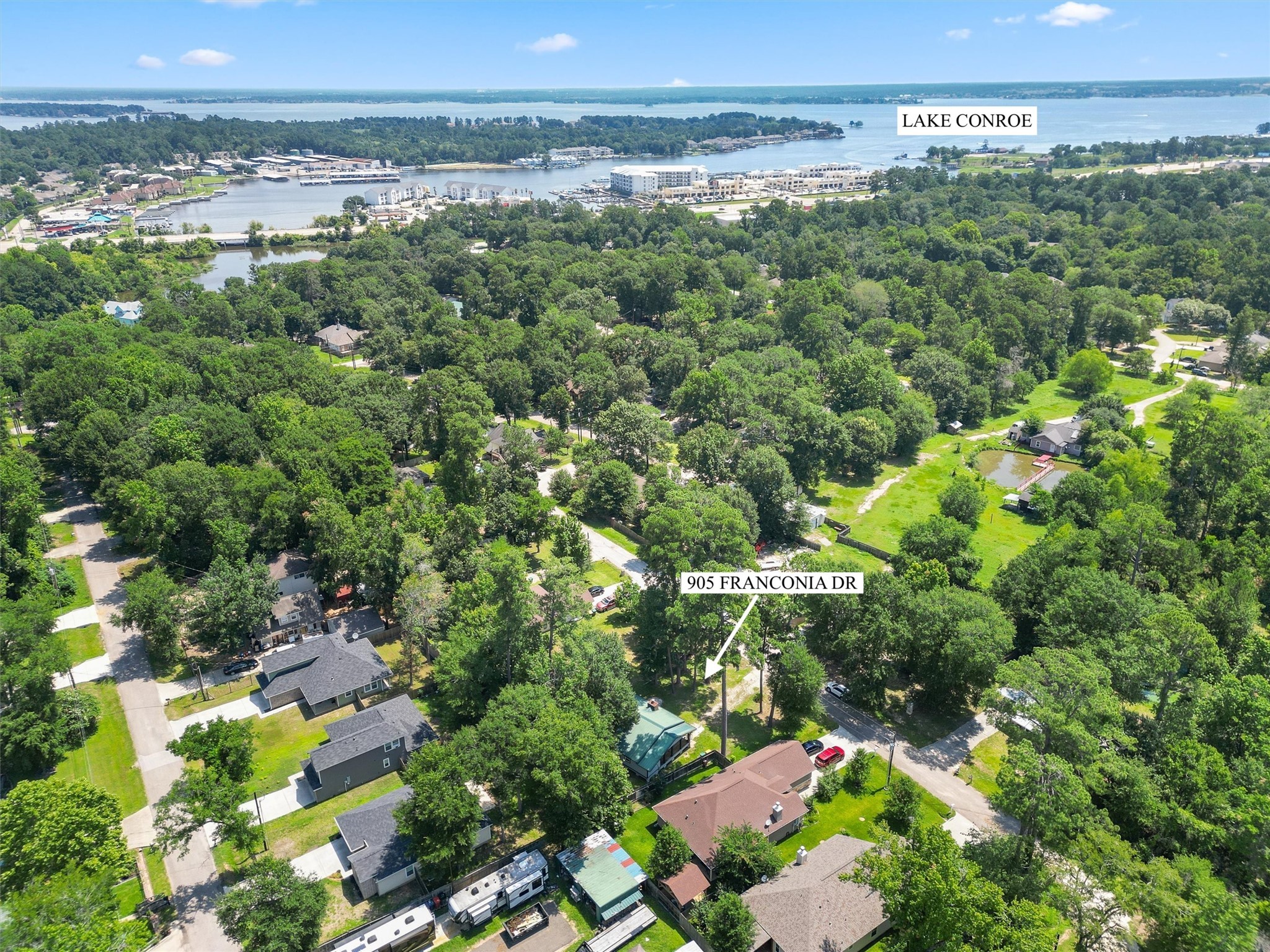 905 Franconia Drive Conroe, TX 77316 - Photo 2 of 12 a view of a city