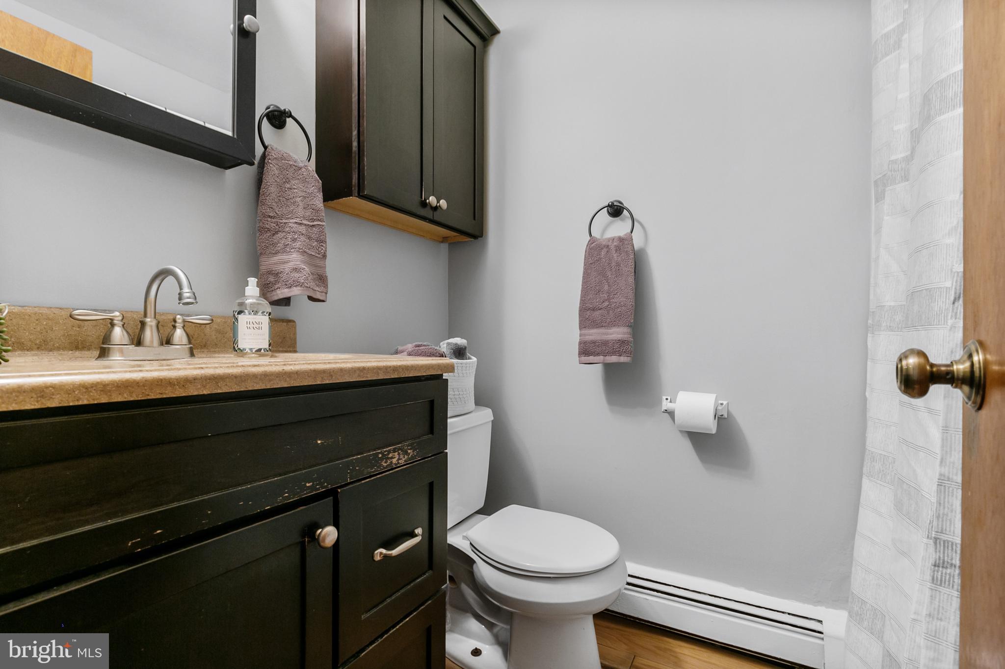 1358 Stokes Road Medford, NJ 08055 - Photo 22 of 36 a bathroom with a sink and a toilet