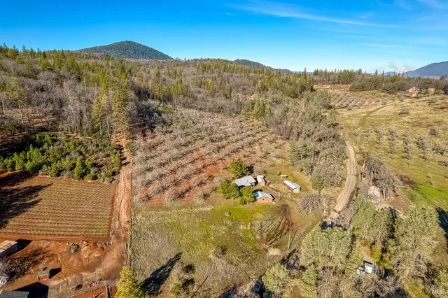 a view of lake and mountain