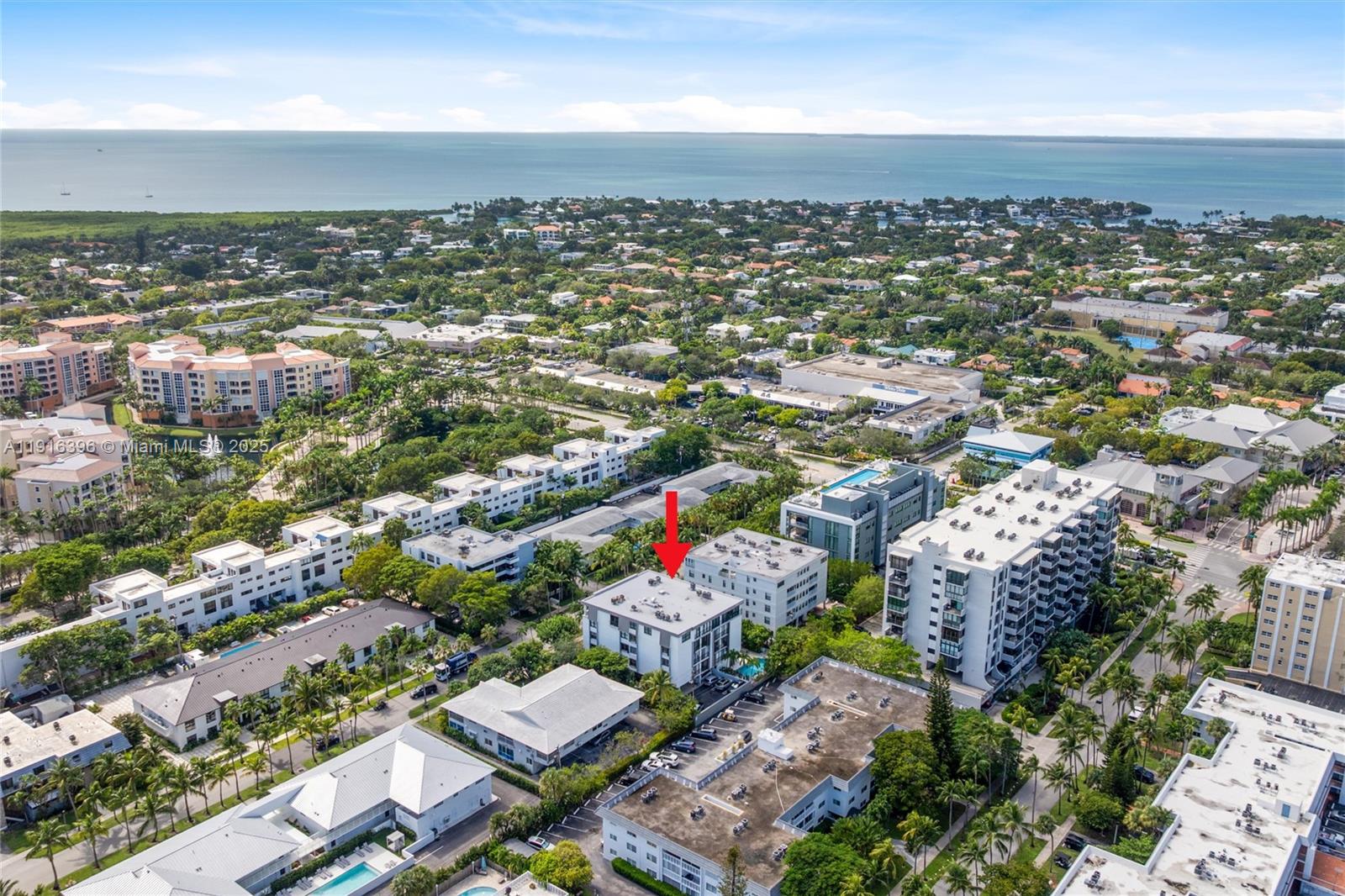 155 Sunrise Drive, Unit 4B Key Biscayne, FL 33149 - Photo 14 of 18 an aerial view of a city