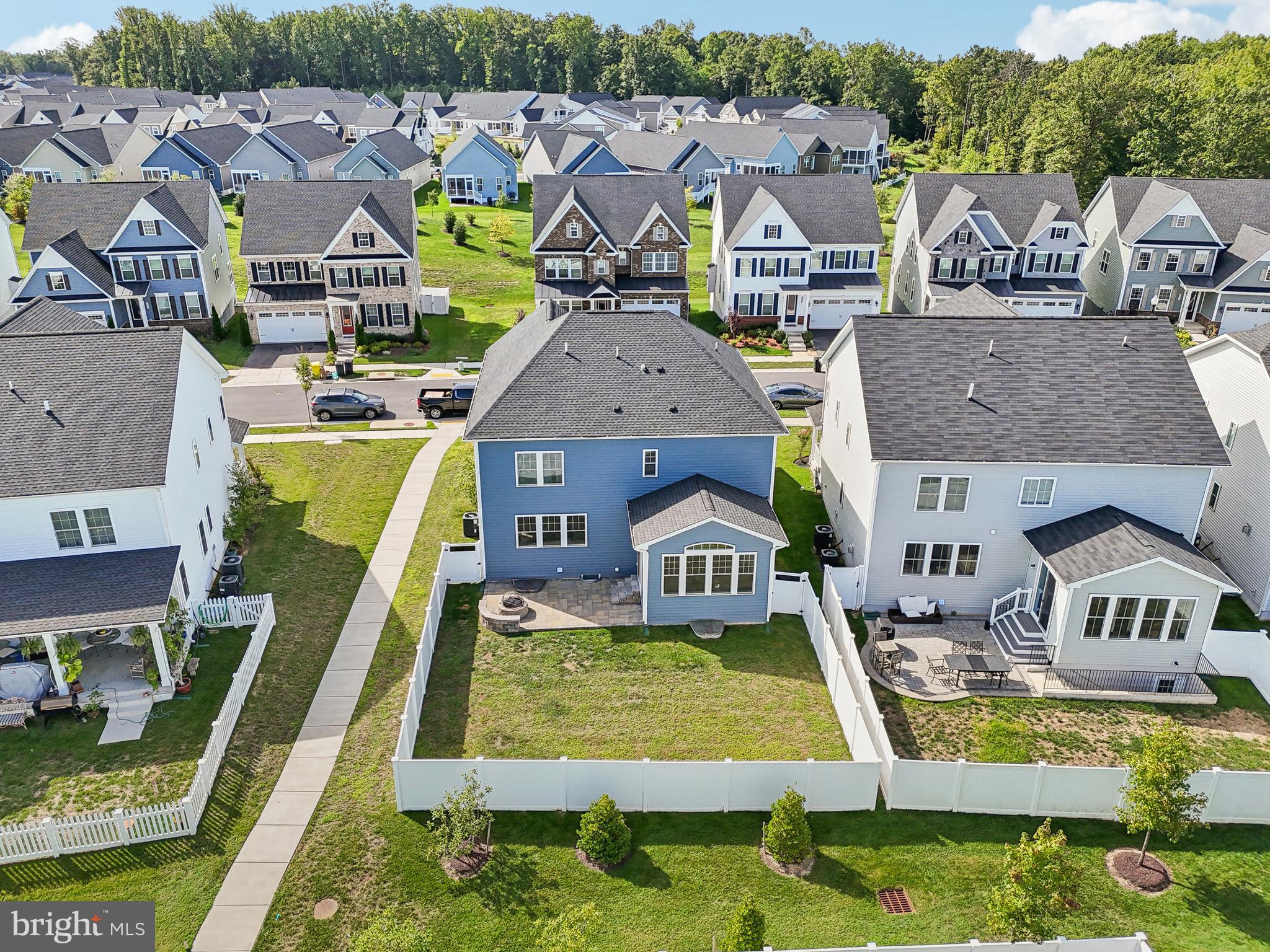 2634 Orchard Oriole Way Odenton, MD 21113 - Photo 52 of 63 an aerial view of a house with swimming pool