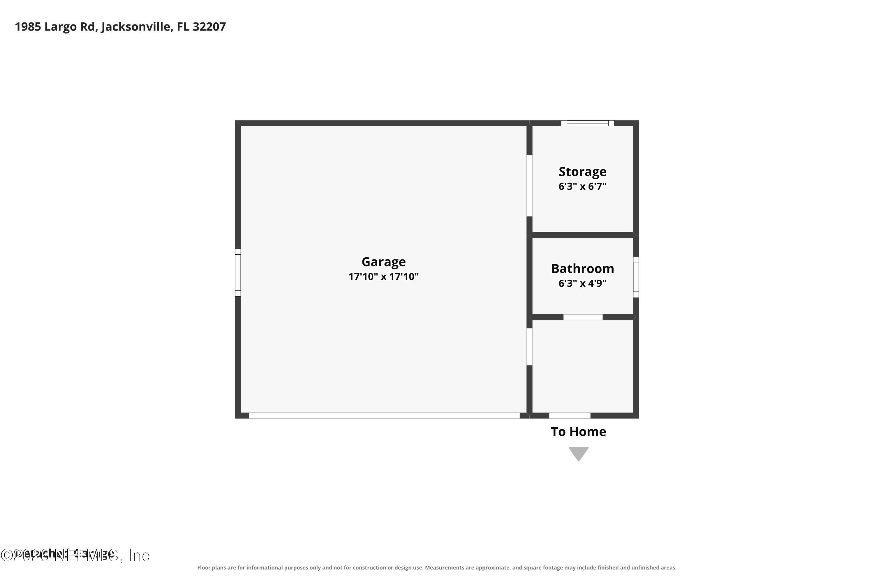 1985 Largo Road Jacksonville, FL 32207 - Photo 70 of 70 Floorplan Detached-Garage