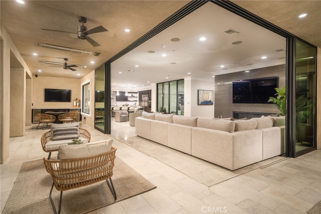 4485 Broken Spur Road La Verne, CA 91750 - Photo 48 of 75 a living room with furniture and a flat screen tv