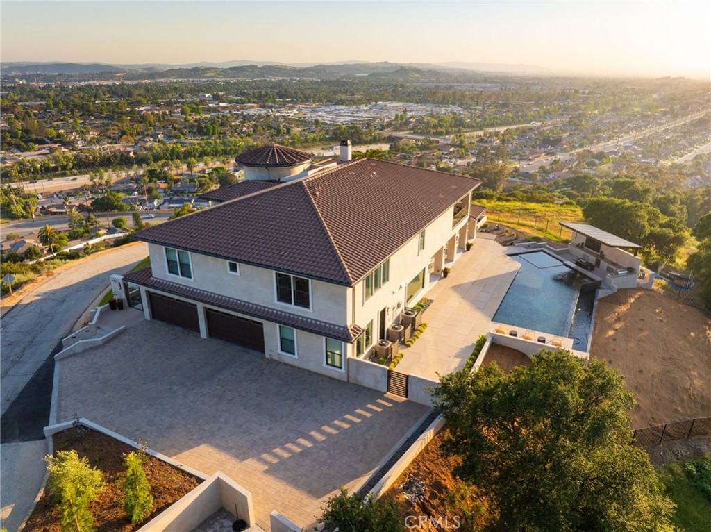 4485 Broken Spur Road La Verne, CA 91750 - Photo 70 of 75 an aerial view of residential houses with outdoor space
